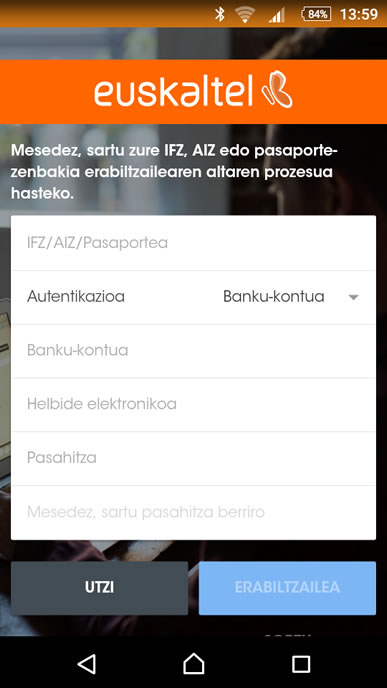 Erabiltzaileen alta