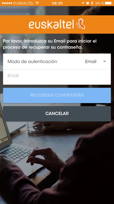 Recordar contraseña