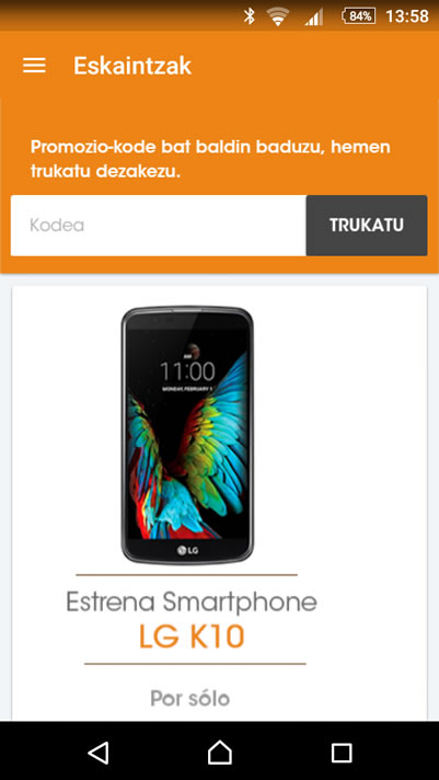 Eskaintzak